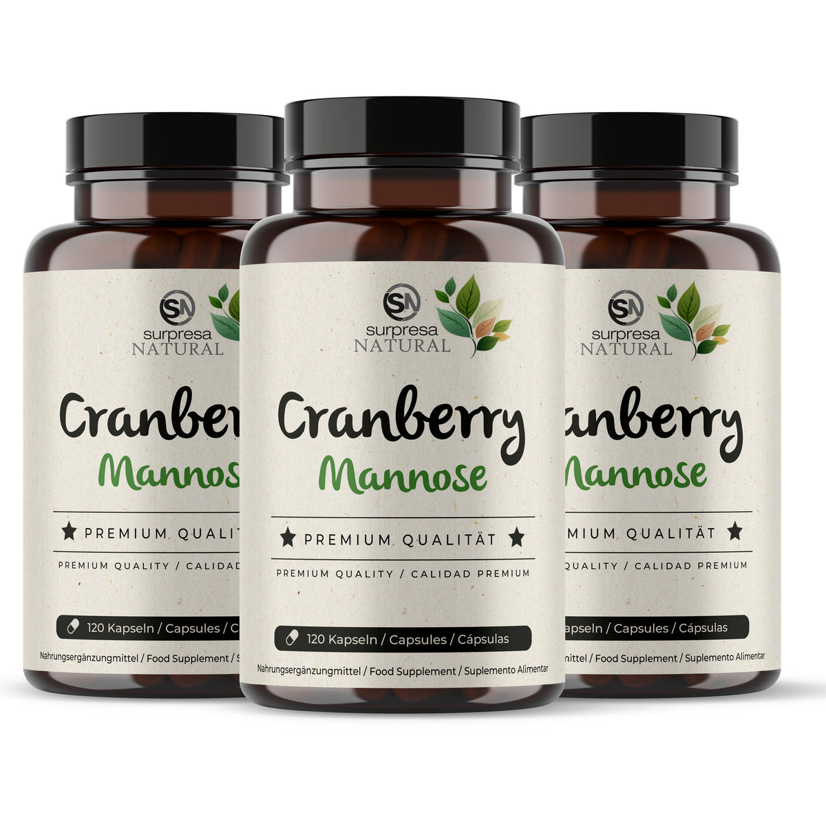 Cranberry Mannose 3er Sparpack – 3 Dosen Mengenrabatt
