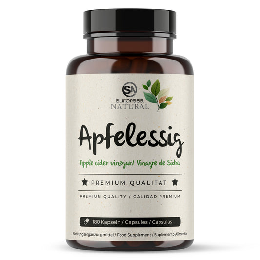 Apfelessig Kapseln Dose – 1000mg ohne Säuregeschmack