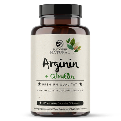 Arginin & Citrullin Kapseln Dose – Aminosäure-Duo für Sportler