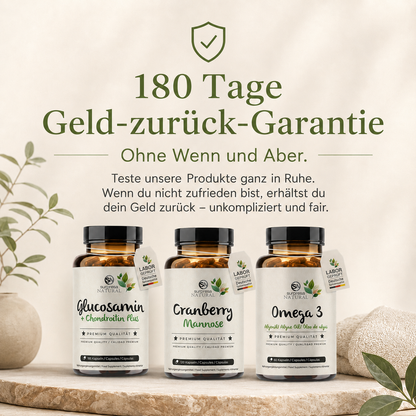 180 Tage Geld-zurück-Garantie