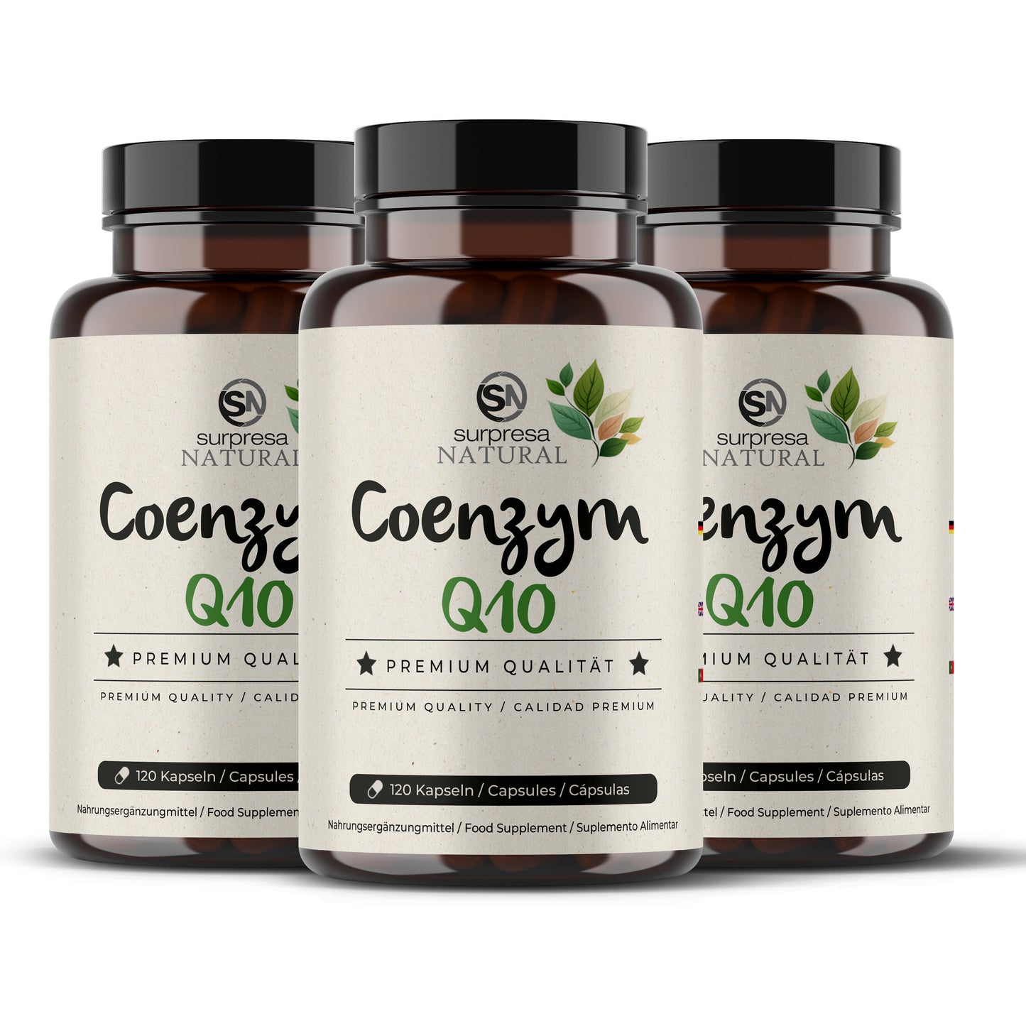 Coenzym Q10 3er Sparpack – 3 Dosen Mengenrabatt
