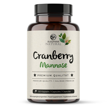 Cranberry & D-Mannose Kapseln Dose – Beeren-Power