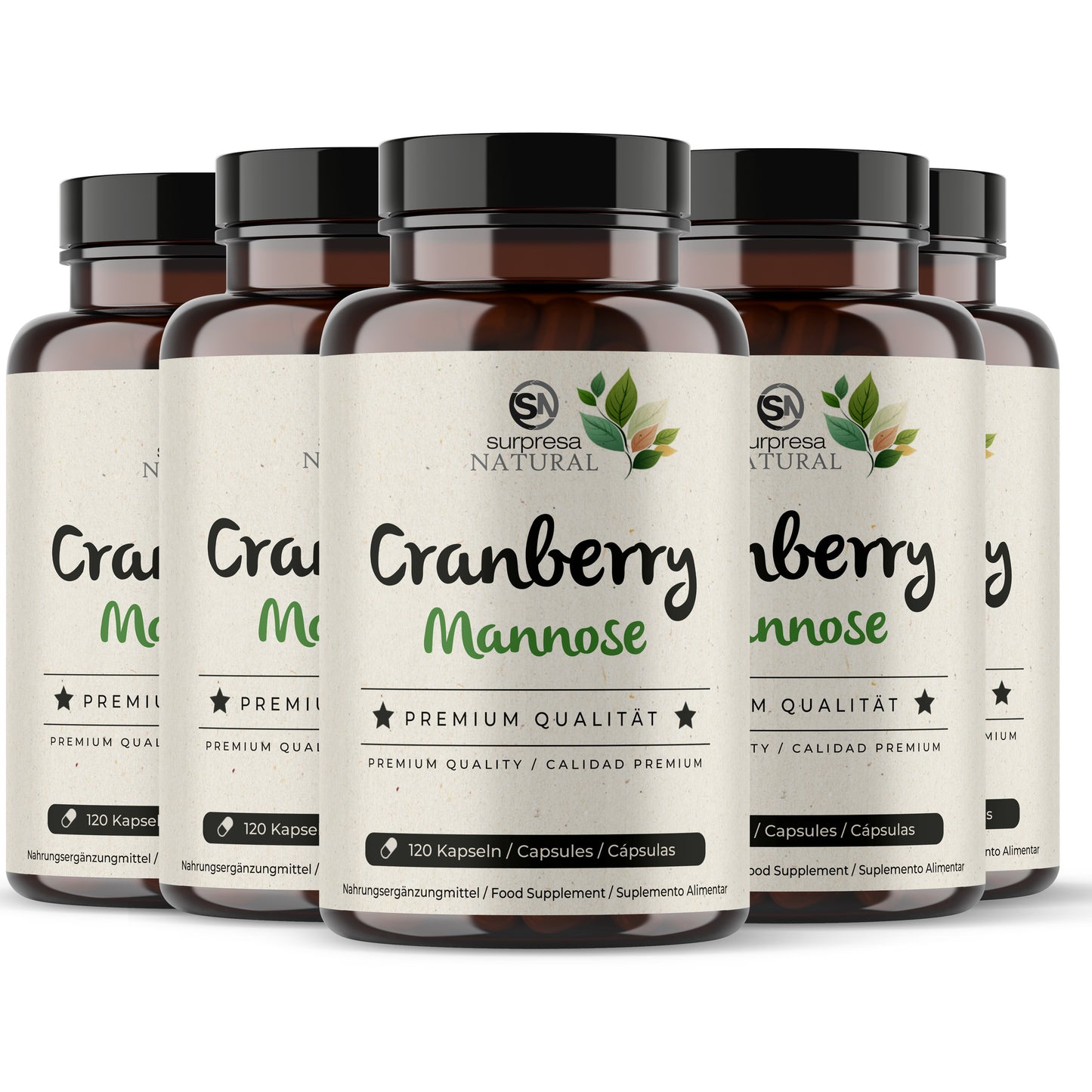 Cranberry Mannose 5er Sparpack – Made in Germany