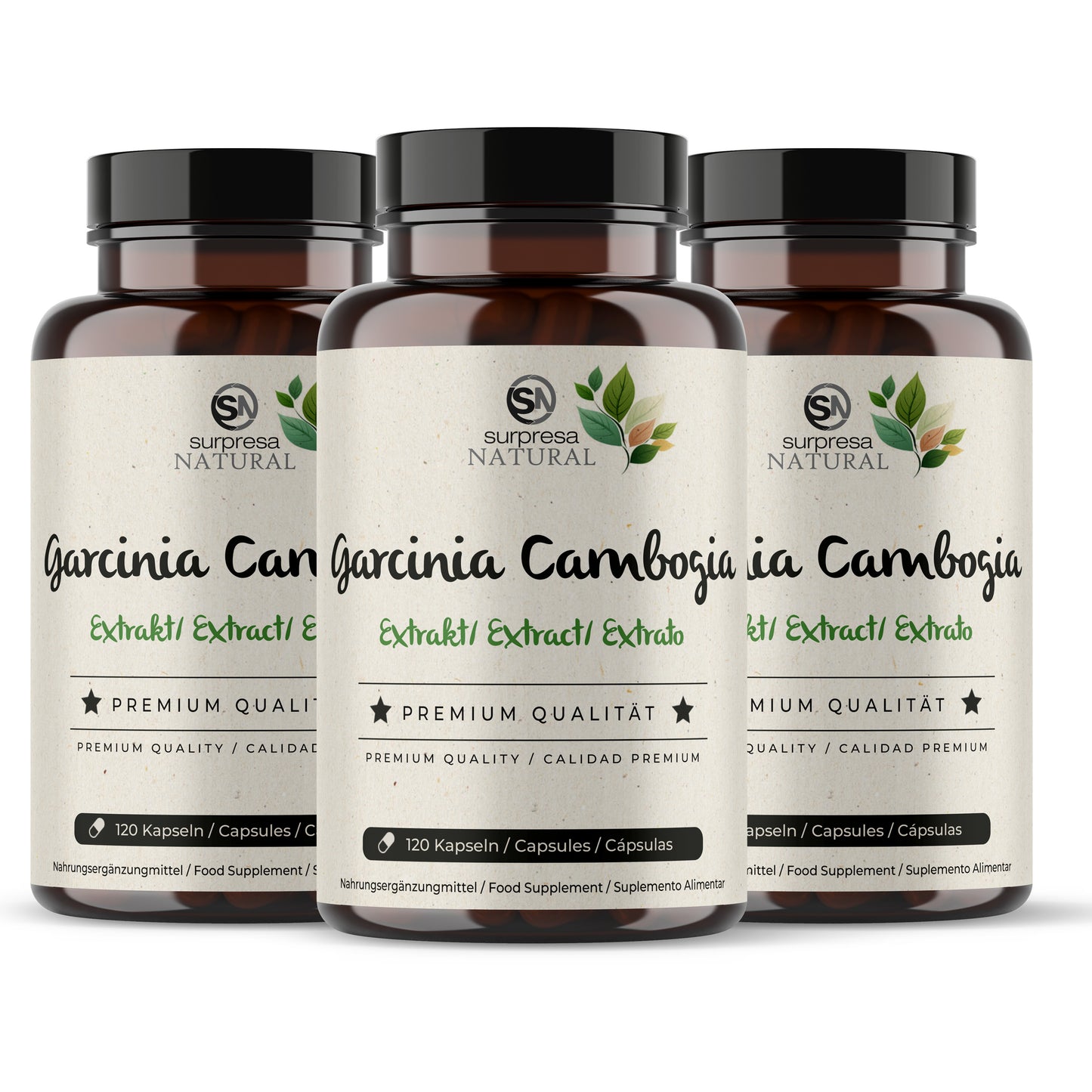 Garcinia Cambogia 3er Sparpack – 3 Dosen Mengenrabatt