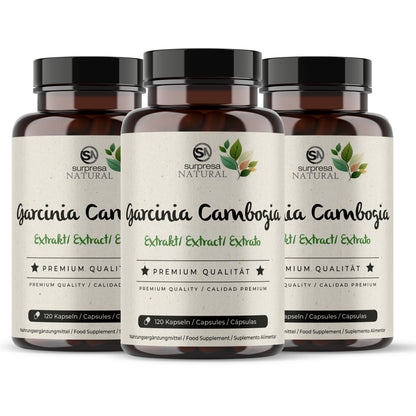 Garcinia Cambogia 3er Sparpack – 3 Dosen Mengenrabatt