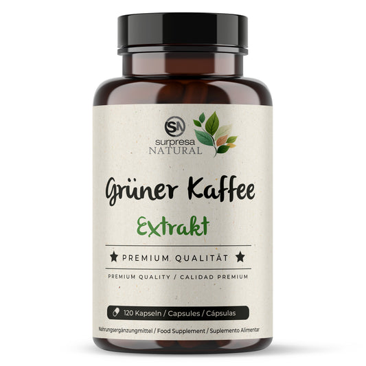 Grüner Kaffee Kapseln Dose – 50% Chlorogensäure standardisiert