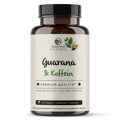 Guarana Kapseln Dose – 200mg natürliches Koffein