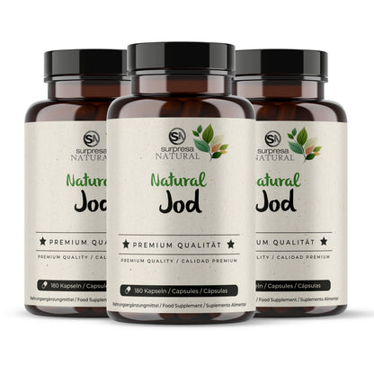 Jod Natürlich 3er Sparpack – 3 Dosen Mengenrabatt, vegan