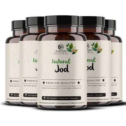 Jod Natürlich 5er Sparpack – Made in Germany, vegan