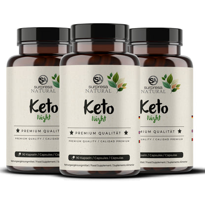 Keto Night Burn 3er Sparpack – 3 Dosen Mengenrabatt