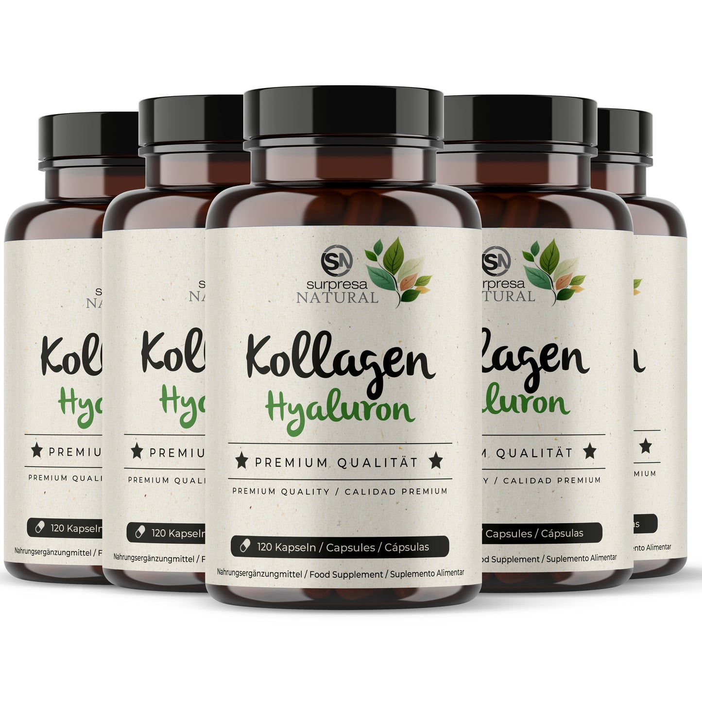 Kollagen Hyaluron 5er Sparpack – Made in Germany