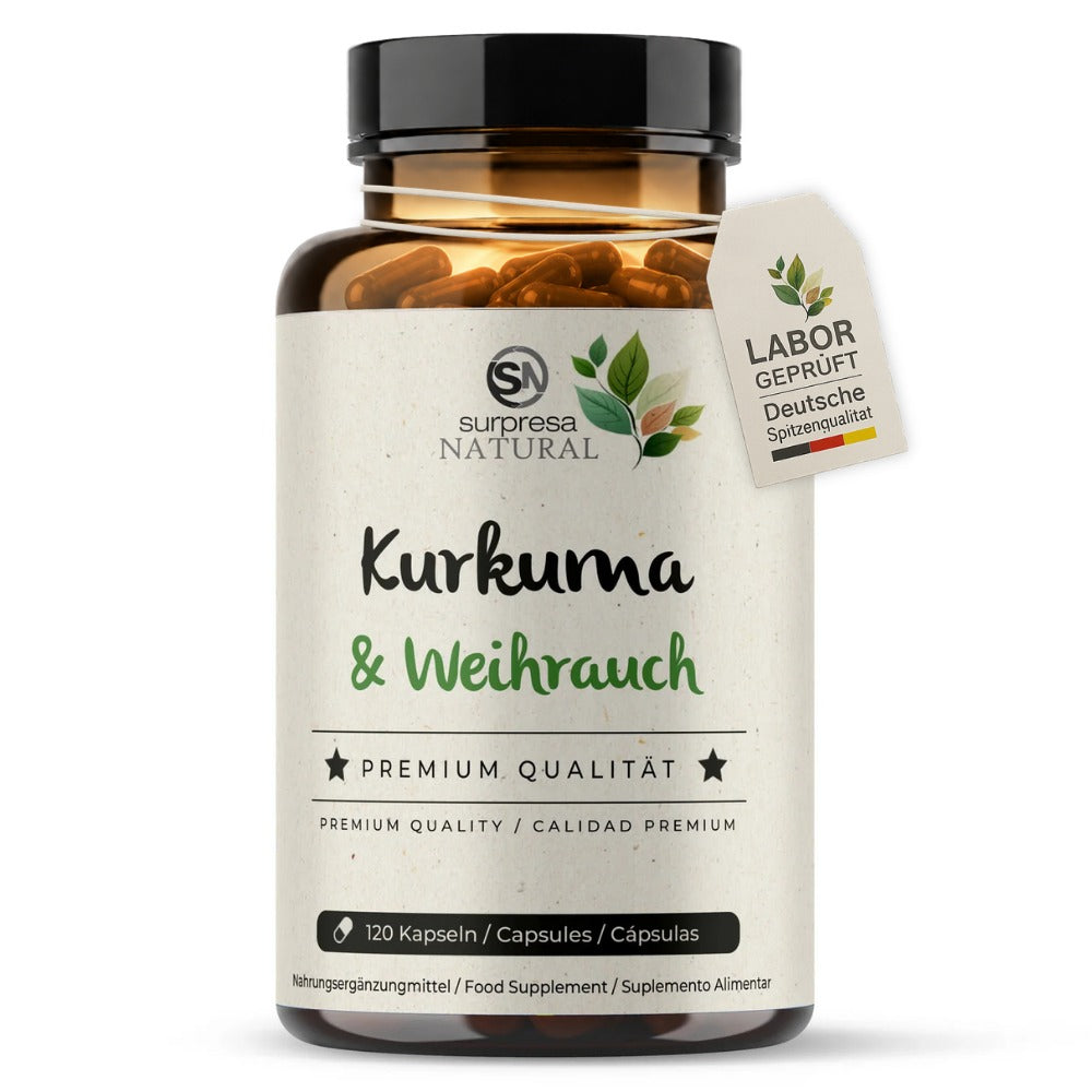 Kurkuma & Weihrauch Kapseln Dose – Ayurveda-Duo