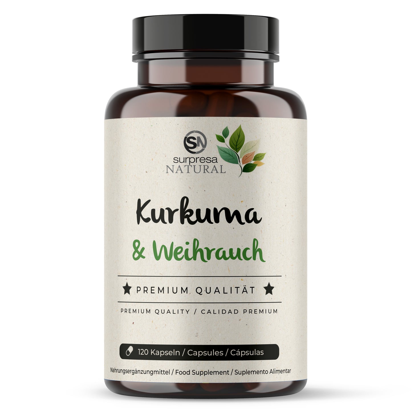 Kurkuma & Weihrauch Kapseln Dose – Ayurveda-Duo