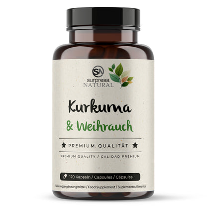 Kurkuma & Weihrauch Kapseln Dose – Ayurveda-Duo