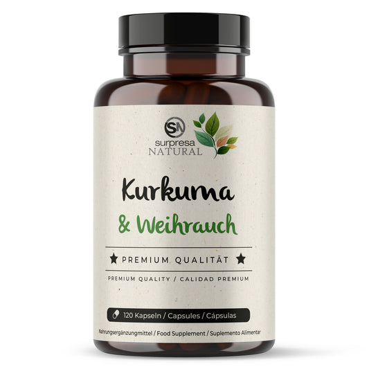 Kurkuma & Weihrauch Kapseln Dose – Ayurveda-Duo