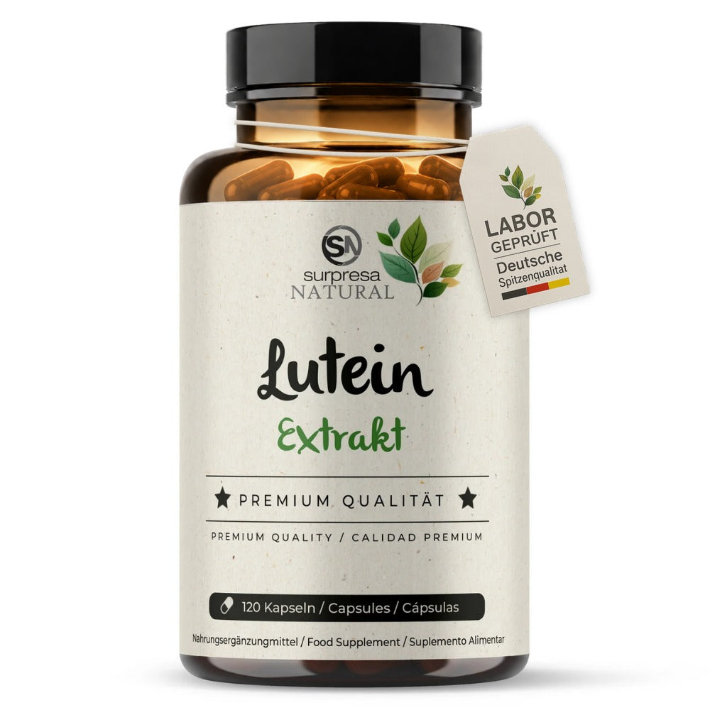 Lutein Kapseln Dose – 50mg Carotinoid aus Tagetes-Blüten