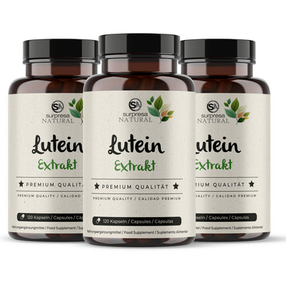 Lutein 3er Sparpack – 3 Dosen Mengenrabatt, vegan