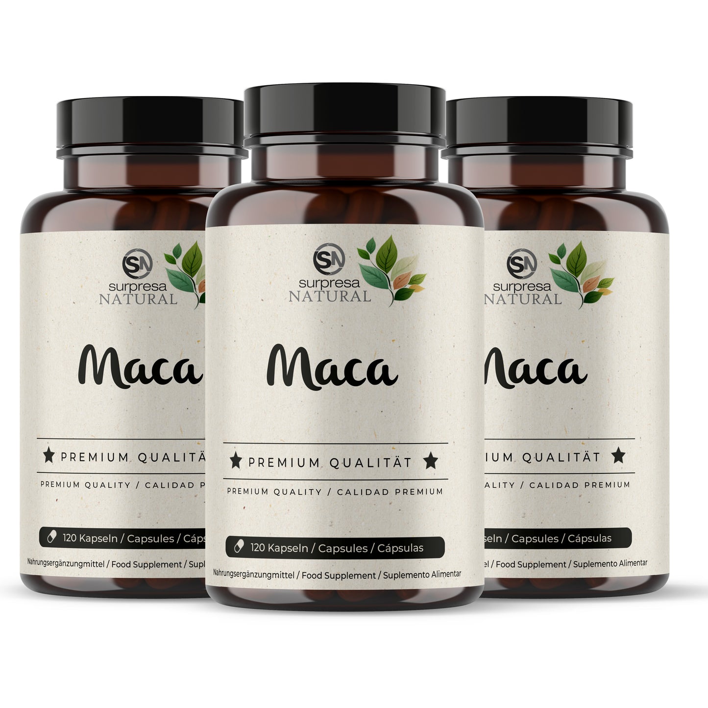 Maca 3er Sparpack – 3 Dosen Mengenrabatt, vegan