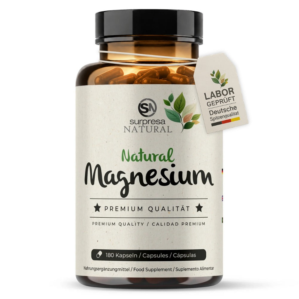 Magnesium Natürlich Kapseln Dose – aus Meereswasser, hohe Bioverfügbarkeit