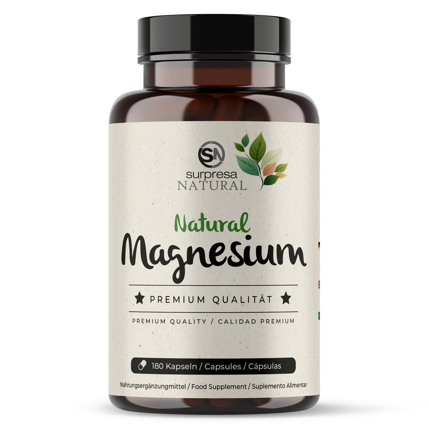 Magnesium Natürlich Kapseln Dose – aus Meereswasser, hohe Bioverfügbarkeit