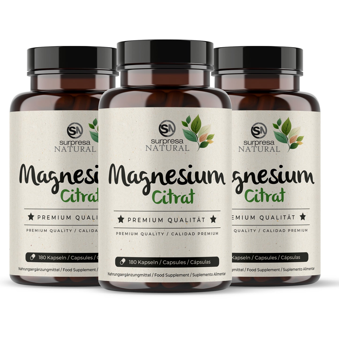 Magnesium Citrate 3er Sparpack – 3 Dosen Mengenrabatt