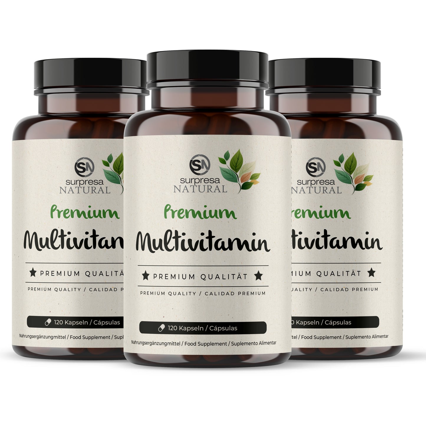 Multivitamin Premium 3er Sparpack – 3 Dosen Mengenrabatt