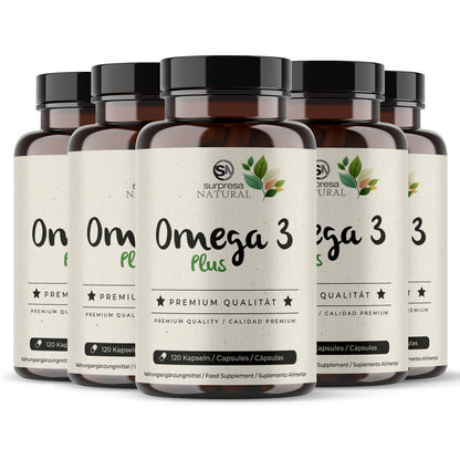 Omega 3 Plus 5er Sparpack – Made in Germany