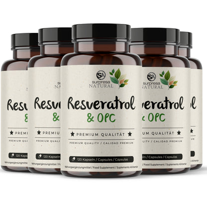 Resveratrol OPC 5er Sparpack – Made in Germany
