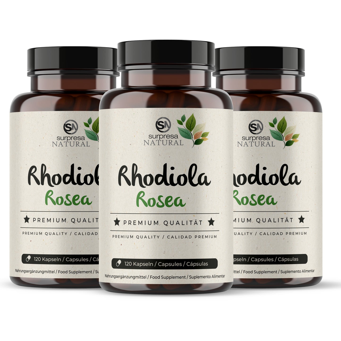 Rhodiola Rosea 3er Sparpack – 3 Dosen Mengenrabatt