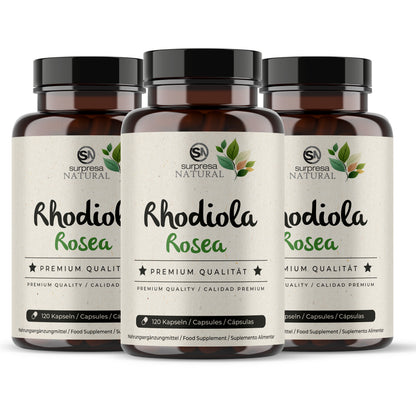 Rhodiola Rosea 3er Sparpack – 3 Dosen Mengenrabatt