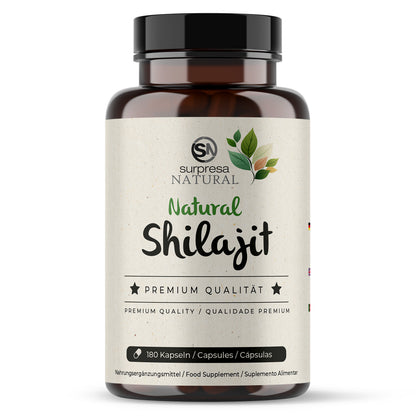 Shilajit Kapseln Dose – 50% Fulvinsäure, ayurvedisch