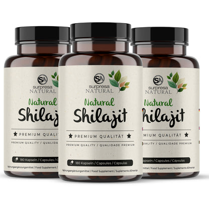 Shilajit 3er Sparpack – 3 Dosen Mengenrabatt, vegan