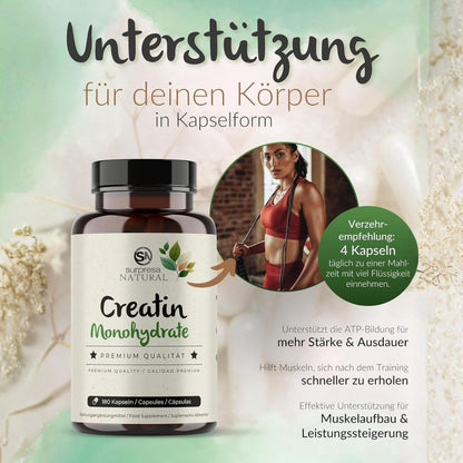 Kreatin Kapseln – für Kraftsport und intensive Trainings