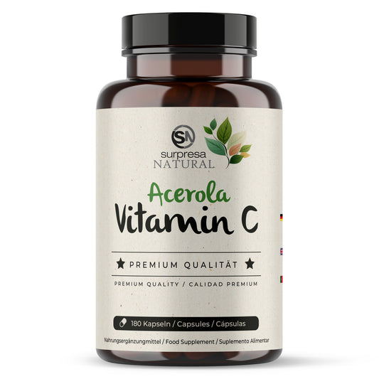 Vitamin C Acerola Kapseln Dose – 162,5mg natürliches Vitamin C