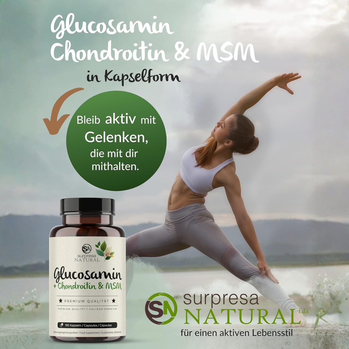 Glucosamin, Chondroitin & MSM Kapseln