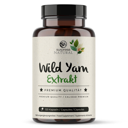 Wild Yam Kapseln Dose – mexikanische Yamswurzel