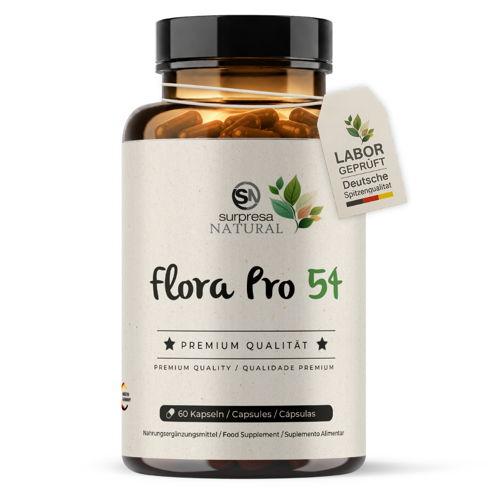 Flora Pro 54 Kapseln Dose – Surpresa Natural, 60 Kapseln