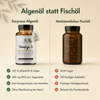 Omega 3 Algenöl Kapseln - Vegan, ohne Fisch