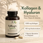 Kollagen & Hyaluron Kapseln - Für Haut & Haar