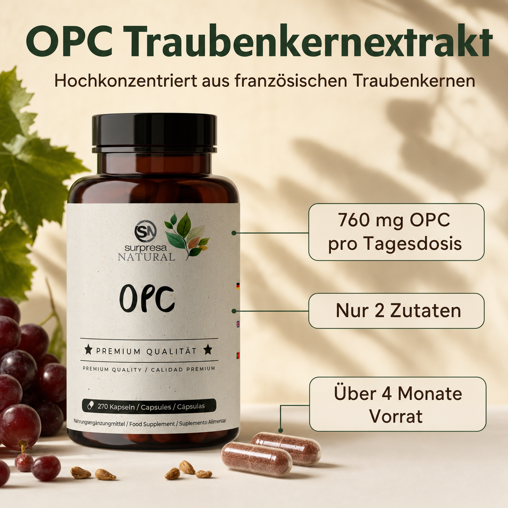 OPC Traubenkernextrakt Kapseln - Schönheit von innen