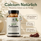 Calcium Natürlich Kapseln - Für starke Knochen