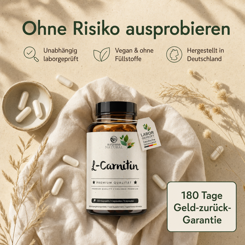 L-Carnitin Kapseln - Für deine Diät