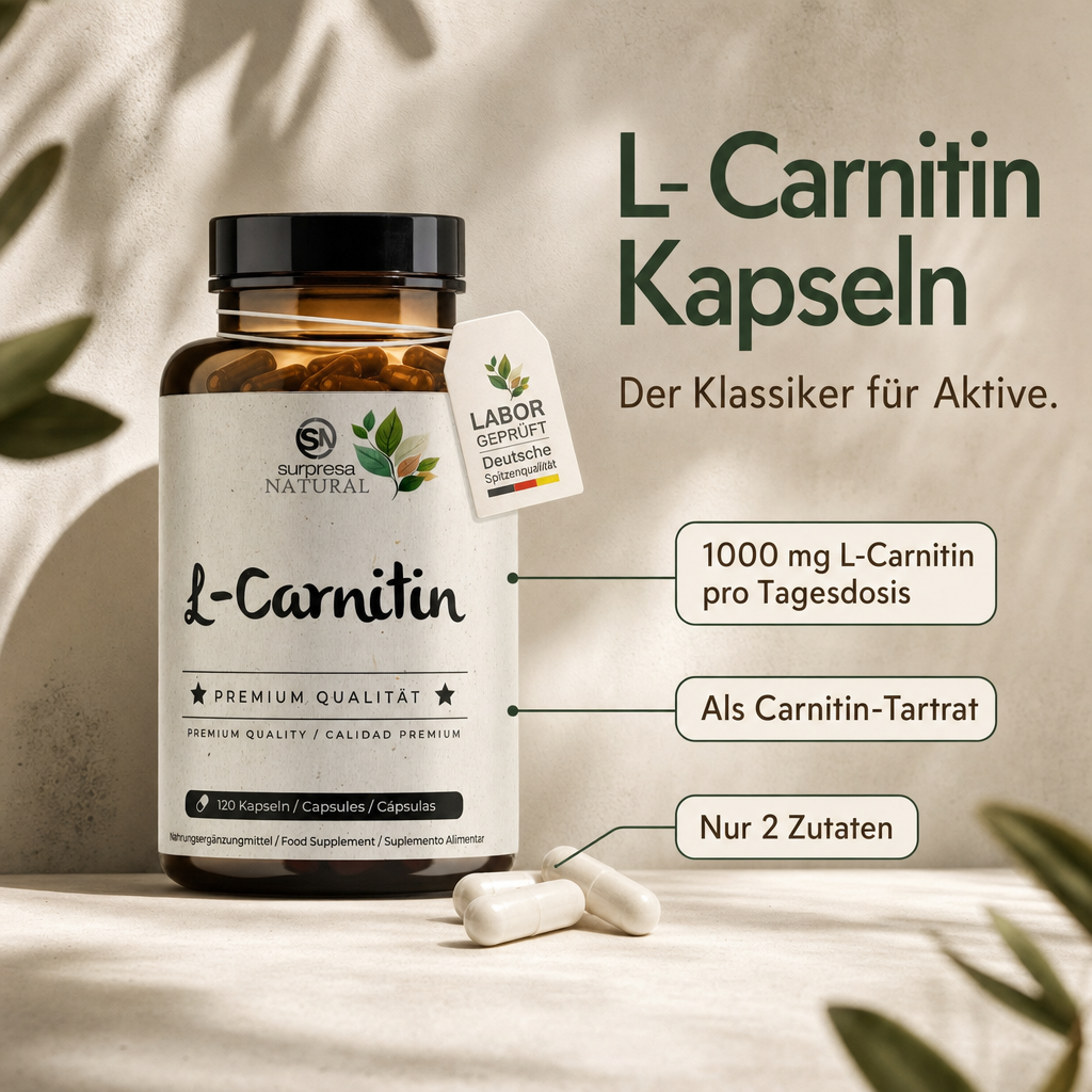 L-Carnitin Kapseln - Für deine Diät