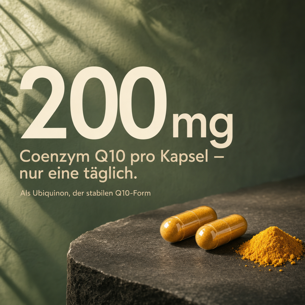 Coenzym Q10 Kapseln - Energie für jede Zelle