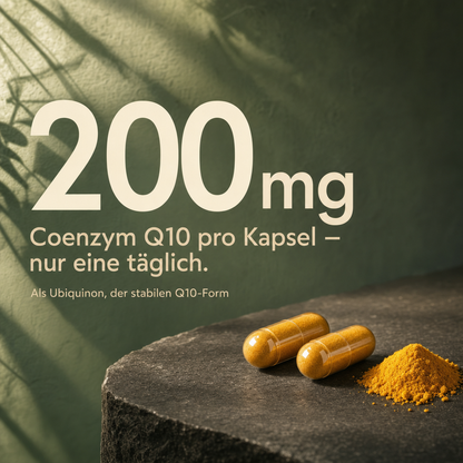 Coenzym Q10 Kapseln - Energie für jede Zelle