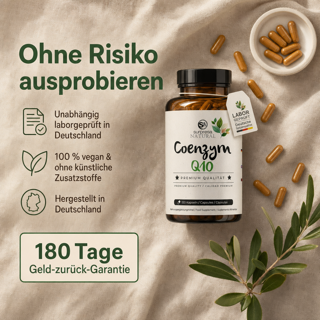 Coenzym Q10 Kapseln - Energie für jede Zelle