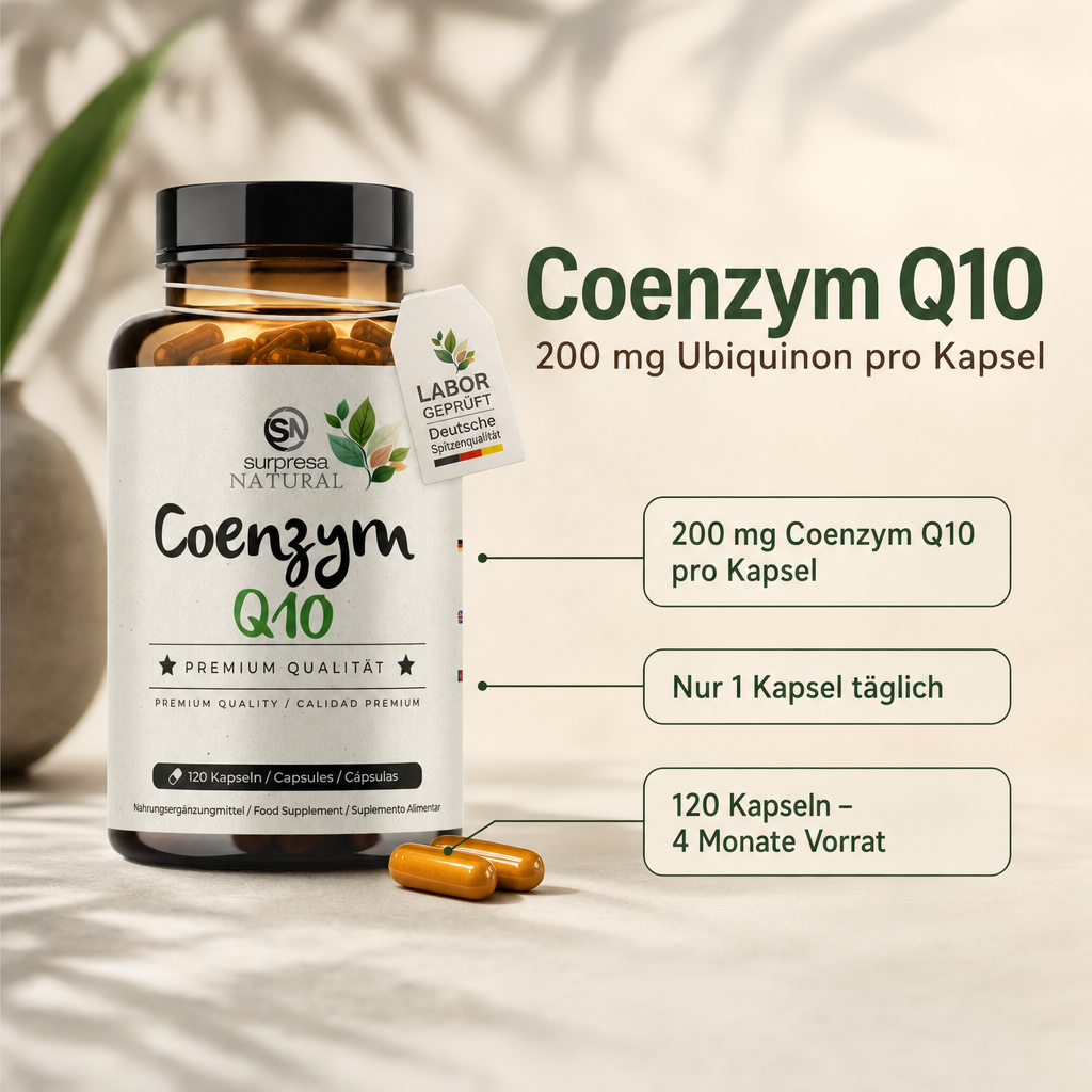 Coenzym Q10 Kapseln - Energie für jede Zelle