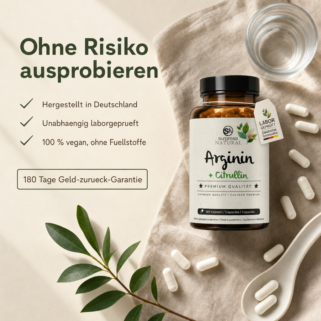 Arginin & Citrullin Kapseln - Das Power-Duo