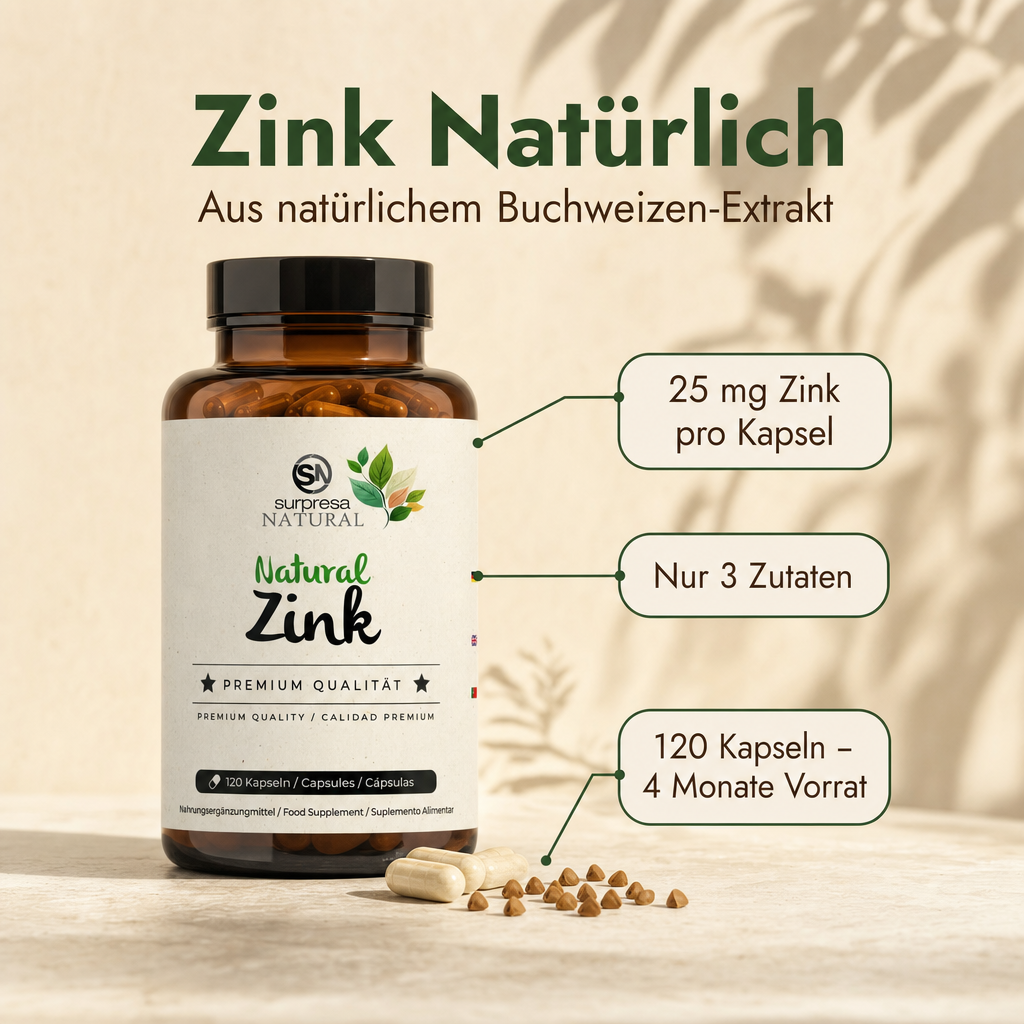 Zink Natürlich Kapseln - Das Multitalent
