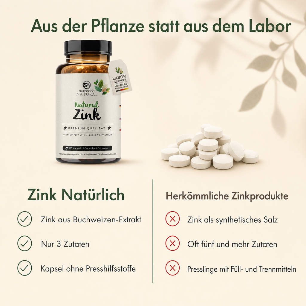 Zink Natürlich Kapseln - Das Multitalent